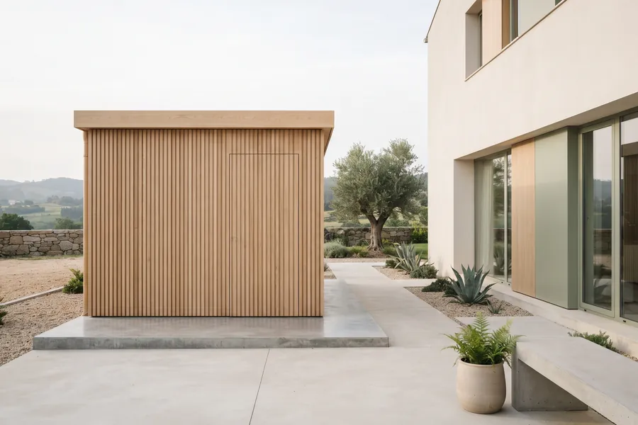 Cobertizos de madera