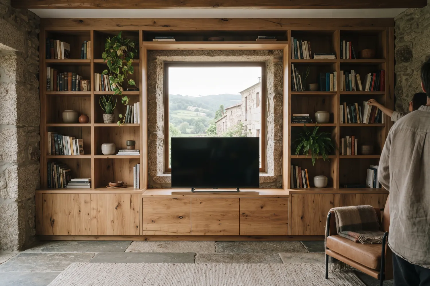 Mueble de madera a medida